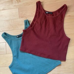 Zara crop tops